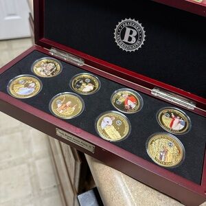 Bradford exchange pope John paul ll 24 k plated coin collection